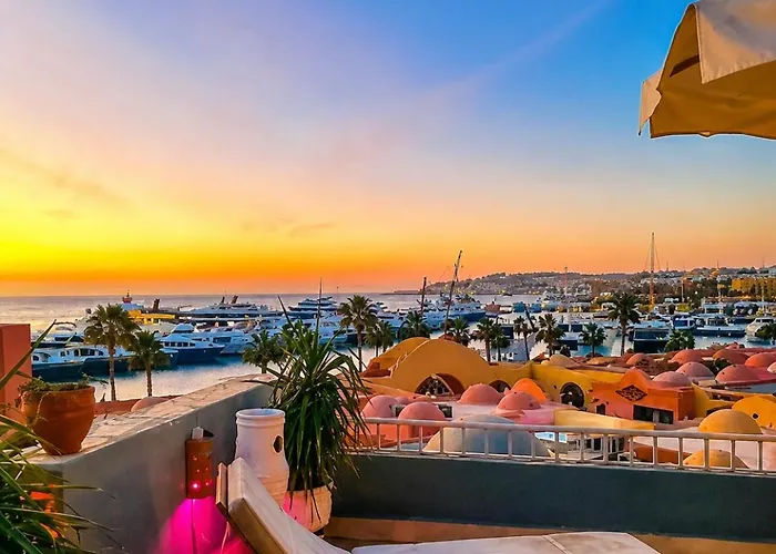 For Rent In Marina Sea View Private Panoramic Rooftop Terrace Apartment